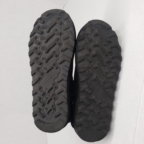 BearPaw Alyssa Boots Womens 9 Black 5" Suede Bohemian Ankle Casual Sheepskin - Picture 12 of 14